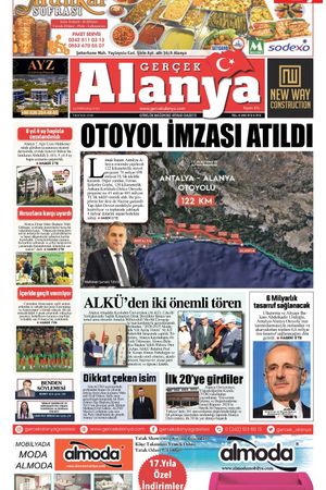 Gerçek Alanya Gazetesi-15 Ekim 2024