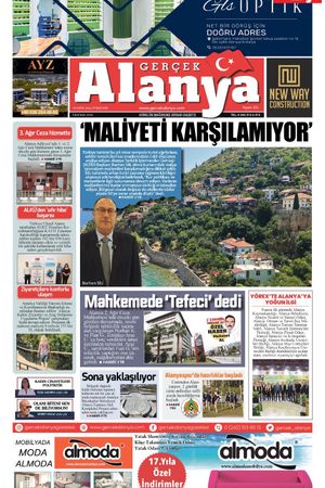 Gerçek Alanya Gazetesi-10 Ekim 2024