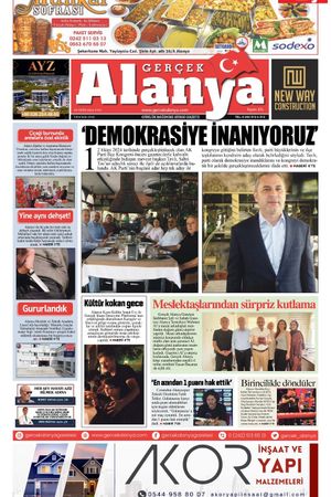 Gerçek Alanya Gazetesi- 08 Ekim 2024