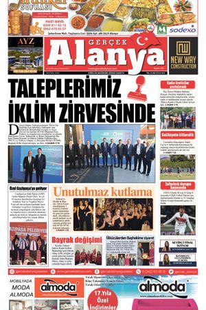 Gerçek Alanya Gazetesi-16 Ekim 2024