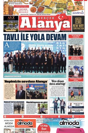 Gerçek Alanya Gazetesi-14 Ekim 2024