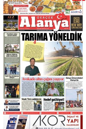 Gerçek Alanya Gazetesi- 05 Ekim 2024