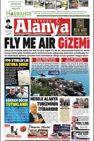 Gerçek Alanya Gazetesi 21 Ağustos 2025