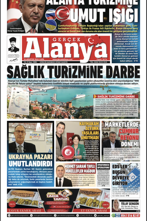 Gerçek Alanya Gazetesi 22 Ağustos 2025