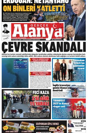 Gerçek Alanya Gazetesi 24 Eylül 2025