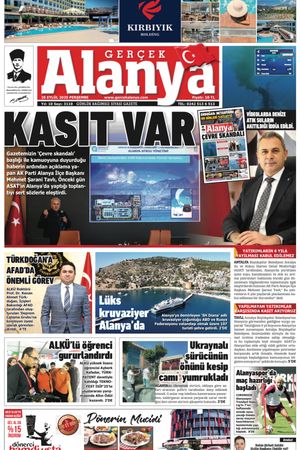Gerçek Alanya Gazetesi 25 Eylül 2025