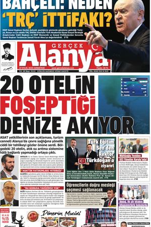 Gerçek Alanya Gazetesi 27 Eylül 2025