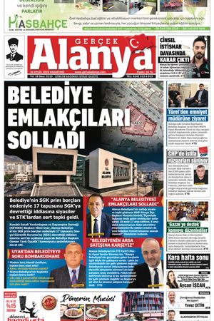 Gerçek Alanya Gazetesi 29 Eylül 2025