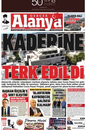 Gerçek Alanya Gazetesi 01 Ekim 2025